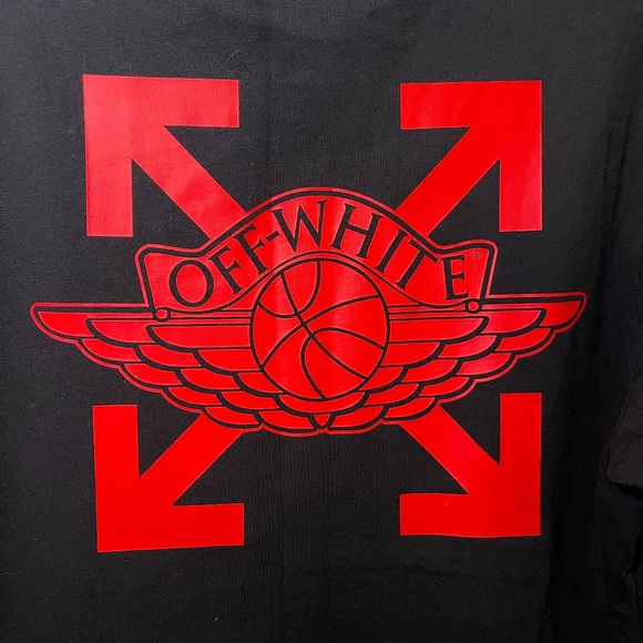 Nike Air Jordan Retro V 5 x Off White ASG 2020 T-Shirt Men's Large - CV0654-010 - Picture 3 of 8